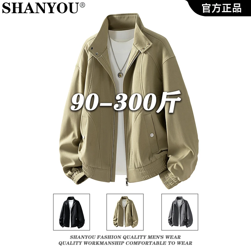 美式立体防风夹克新款解构翻领工装男女大码宽松休闲百搭外套上衣