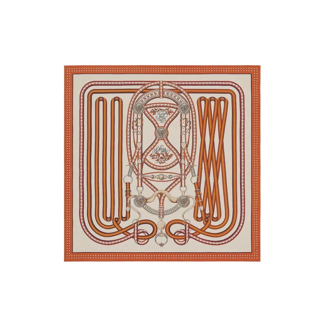 未使用 Hermes/爱马仕 【念念】“盛大欢庆”系列 140披肩