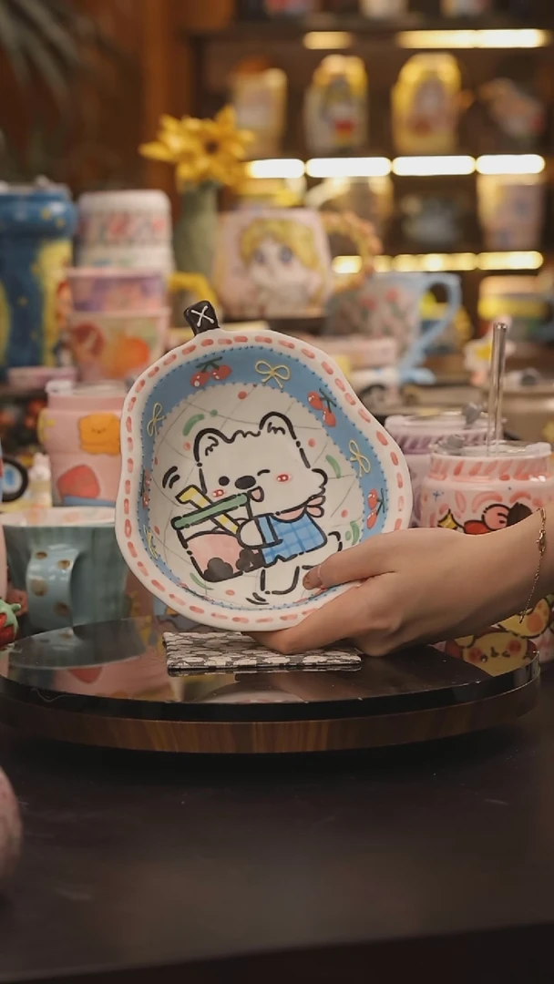 景德镇釉下彩绘设计师款式陶瓷