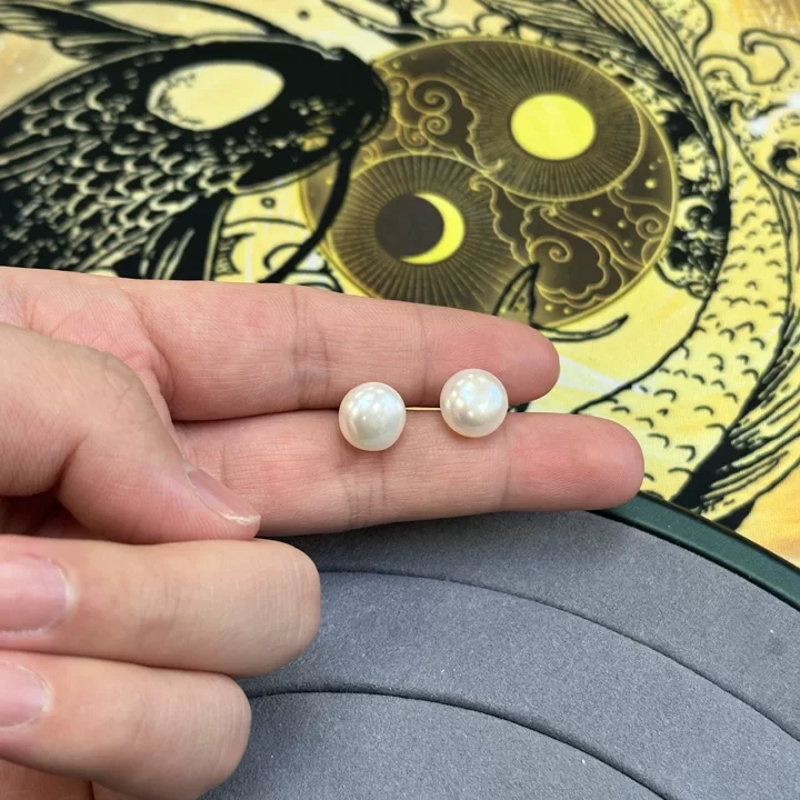 珍珠耳钉（拍一对发一对多样性发货颜色不挑不选）-594705