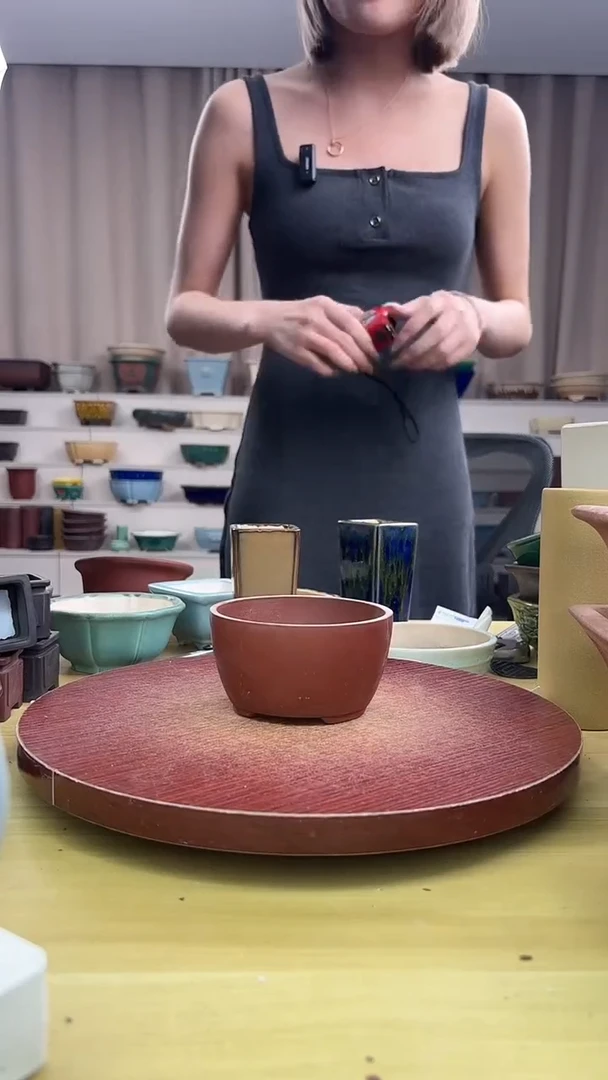 紫砂花盆紫砂花盆微瑕