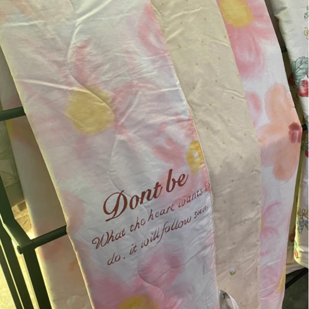 櫟丝御锦天然柞蚕丝夏凉被小清新透气吸汗空调被抑菌润肤