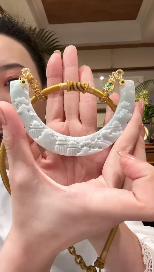 【闪购商品】翡翠颈饰未镶嵌国风