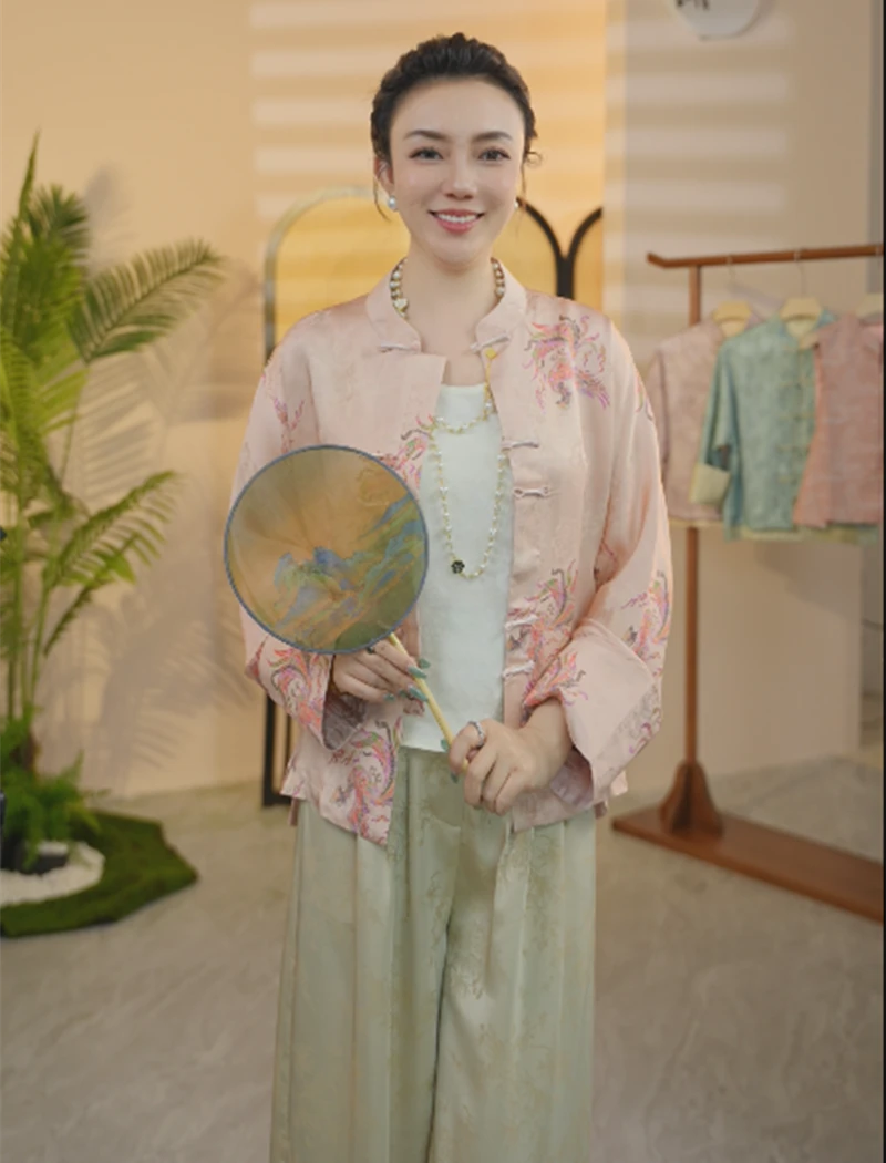 【柒羽】【望舒】2025国风新中式春夏新款外套女装