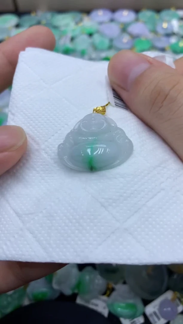 颈饰未镶嵌翡翠天然缅甸翡翠A货
