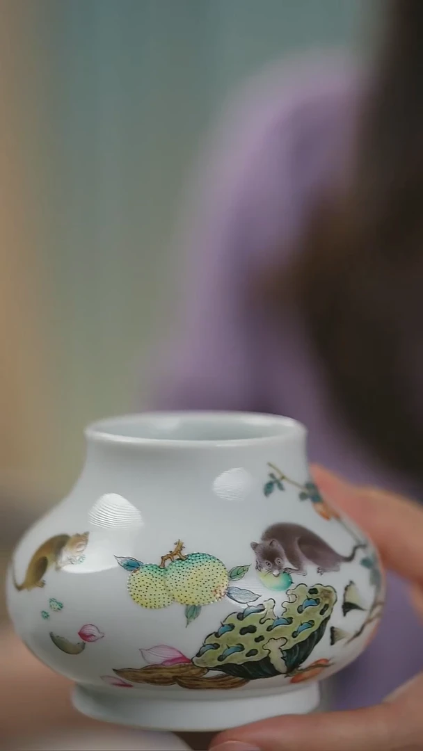 放**摄瓷器摆件完美漂亮
