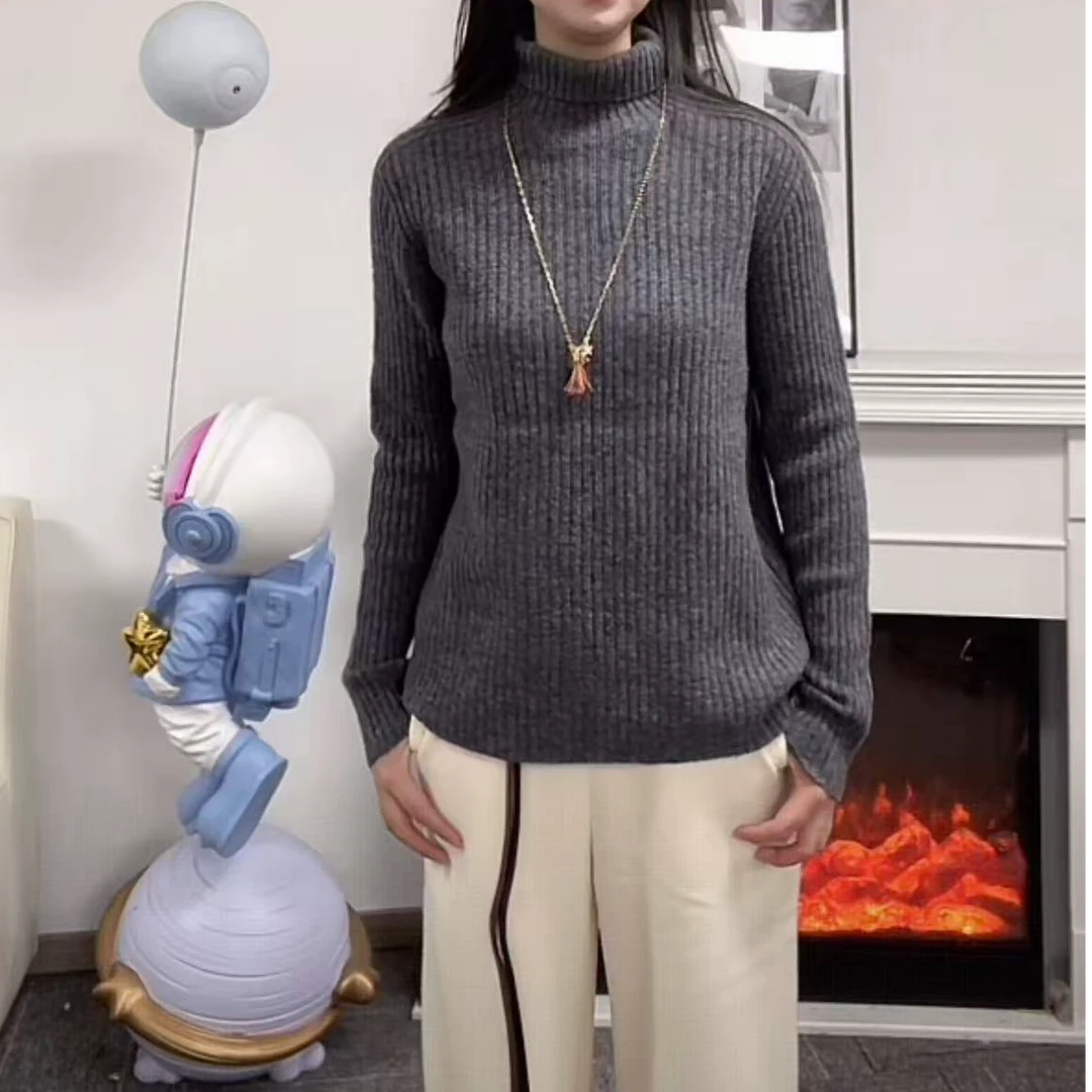 【NAVST】100%羊毛简约气质百搭羊毛高领针织衫DC260101MY3SS