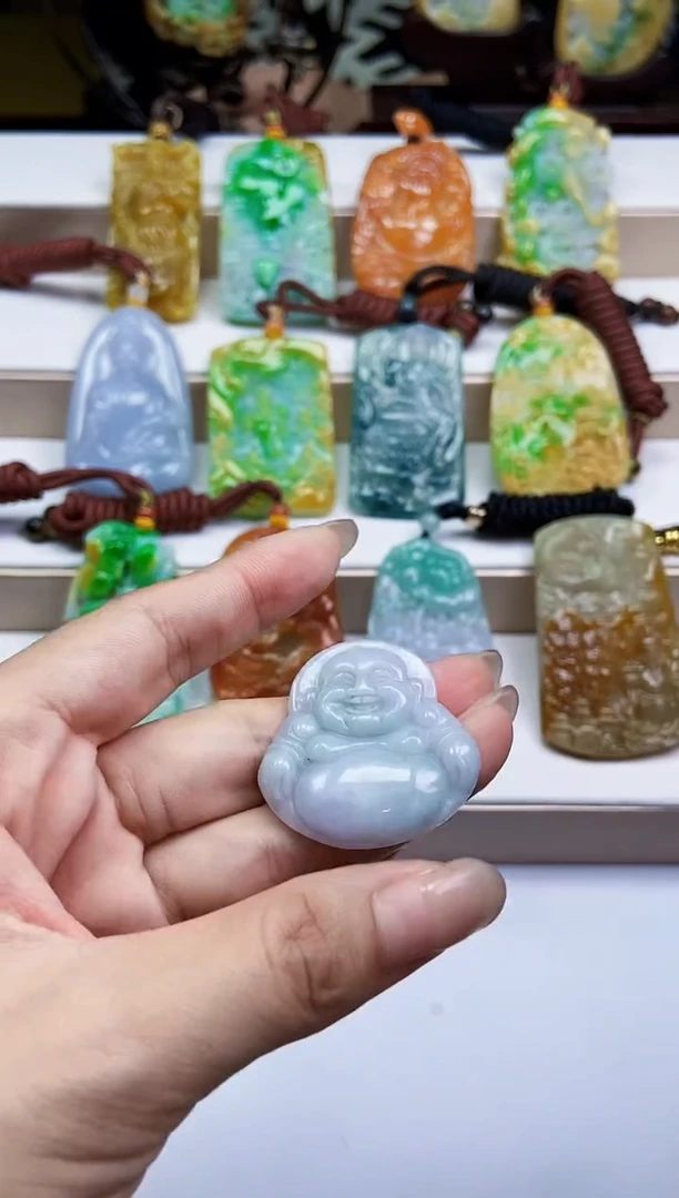 颈饰未镶嵌翡翠翡翠A货