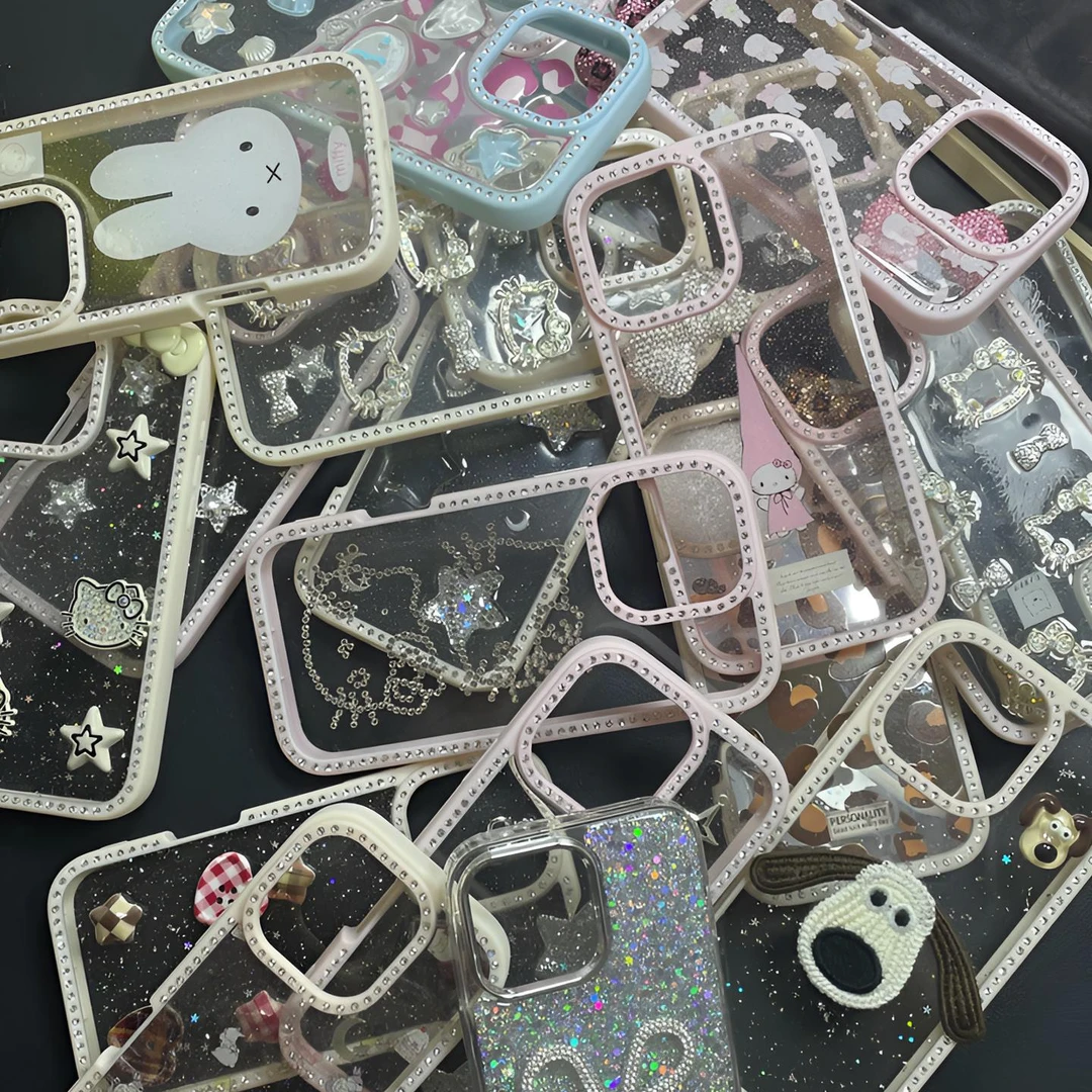 高品质通用适用于苹果手机壳默认微瑕无售后网红透明可爱防摔