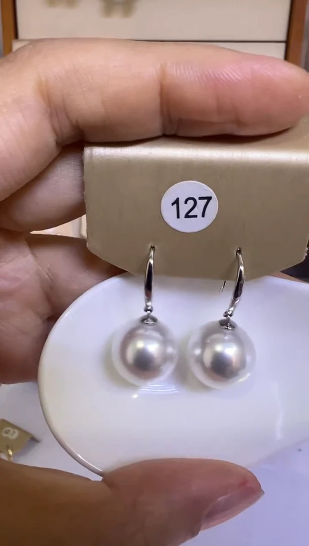未镶嵌耳饰淡水珍珠127