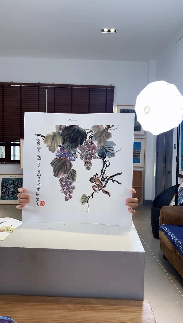 【闪购商品】版画限量亲签盖章版画S