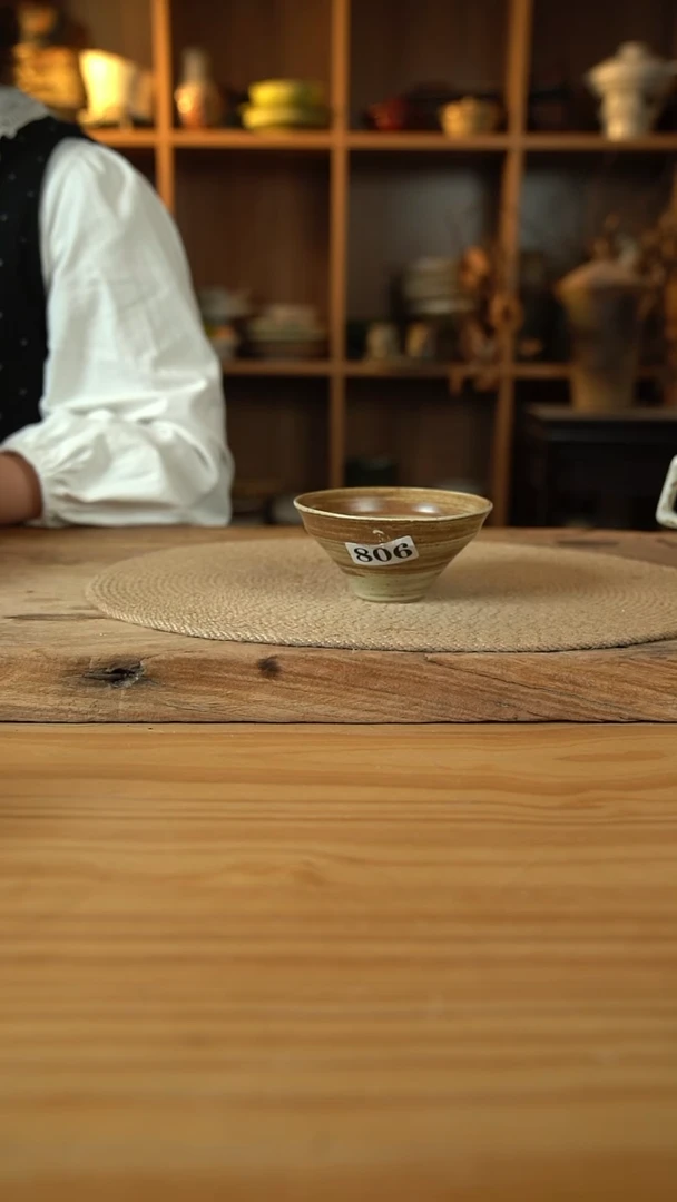 806瑕福利孤品NO退NO换系列的斗笠米饭碗1个