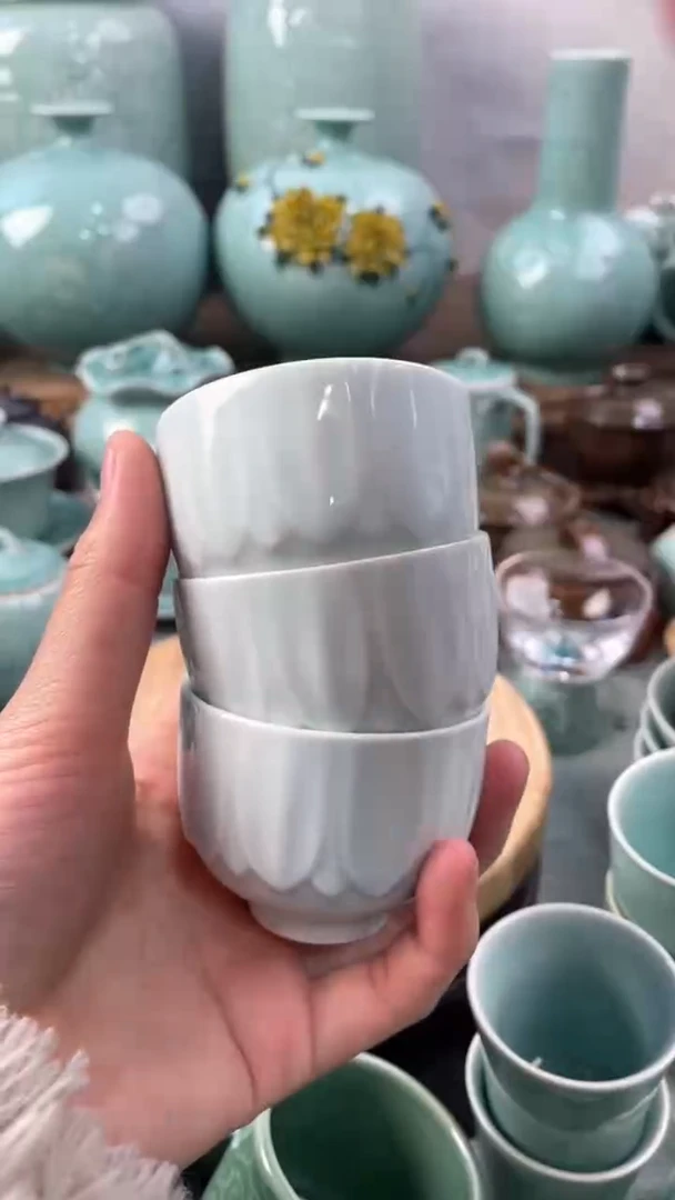 【闪购商品】3个 特价 微瑕 慧仙青瓷