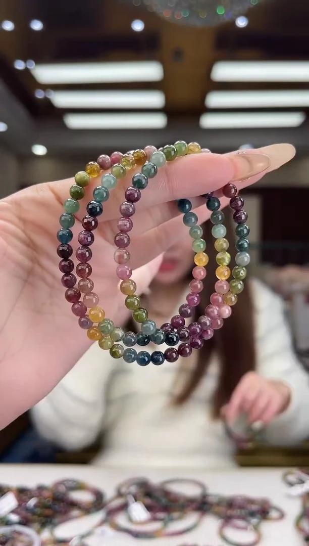 【闪购商品】碧玺/未镶嵌5mm+碧玺多圈14多样性发货