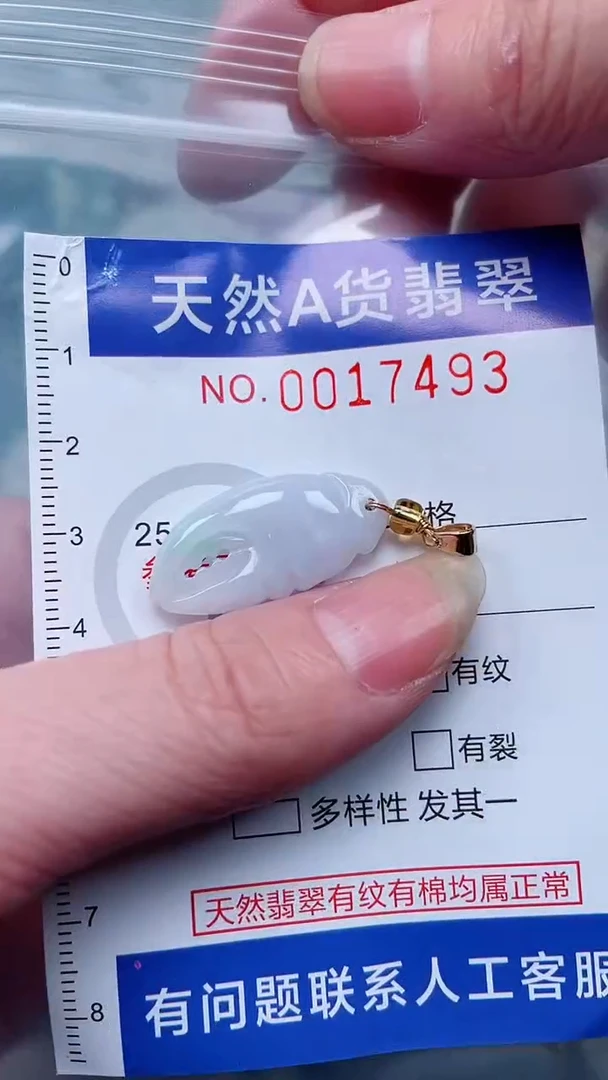 翡翠未镶嵌吊坠(不含链)1