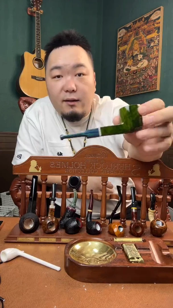 石楠木木雕款K****n意大利进口石楠木烟斗