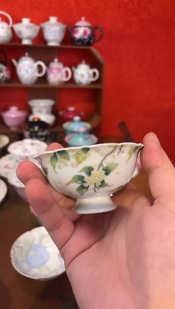 景德镇纯手绘陶瓷茶具