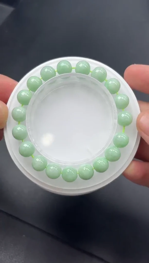 未镶嵌挂件翡翠手串9mm