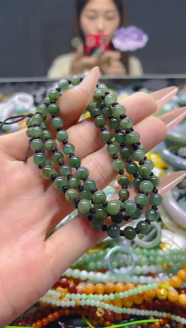 颈饰未镶嵌翡翠5MM