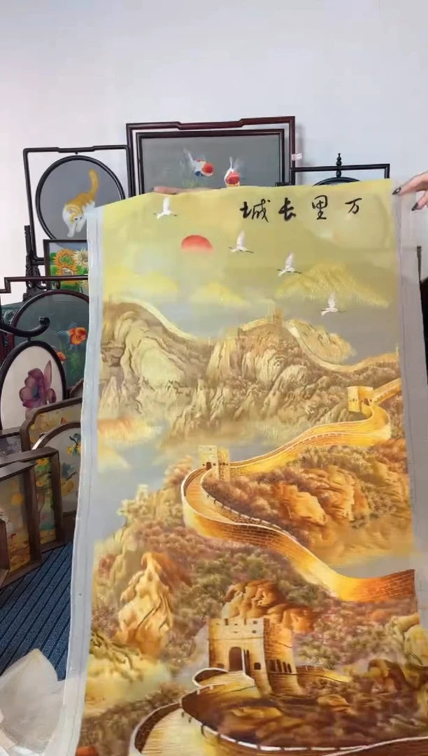 刺绣刺绣双面绣摆件