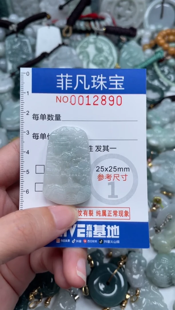 颈饰未镶嵌翡翠12890