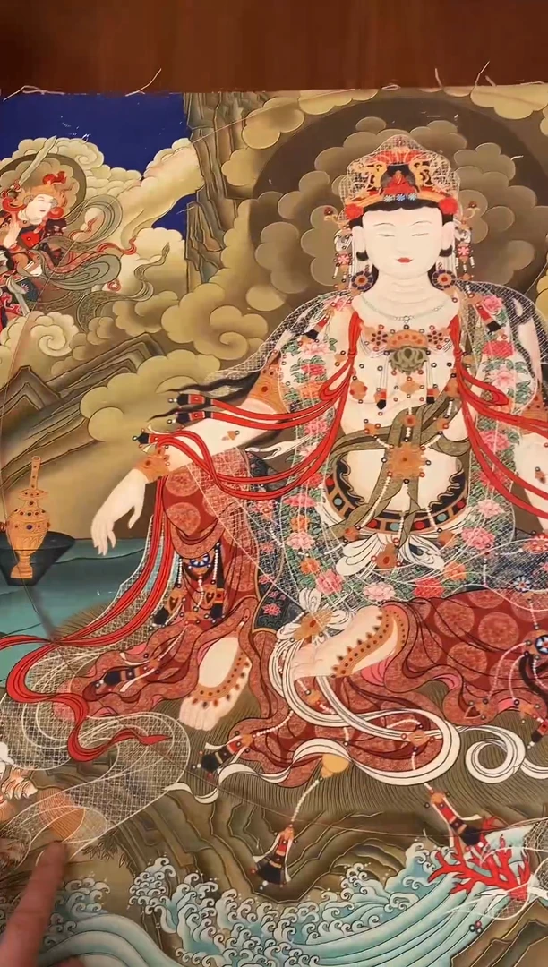 装裱画精美唐卡tk16108