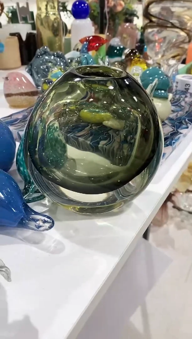 【闪购商品】琉璃慕忆家花瓶瑕