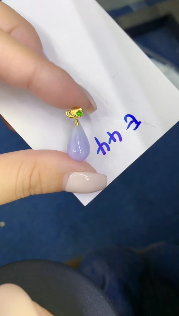颈饰未镶嵌翡翠缅甸天然翡翠A货