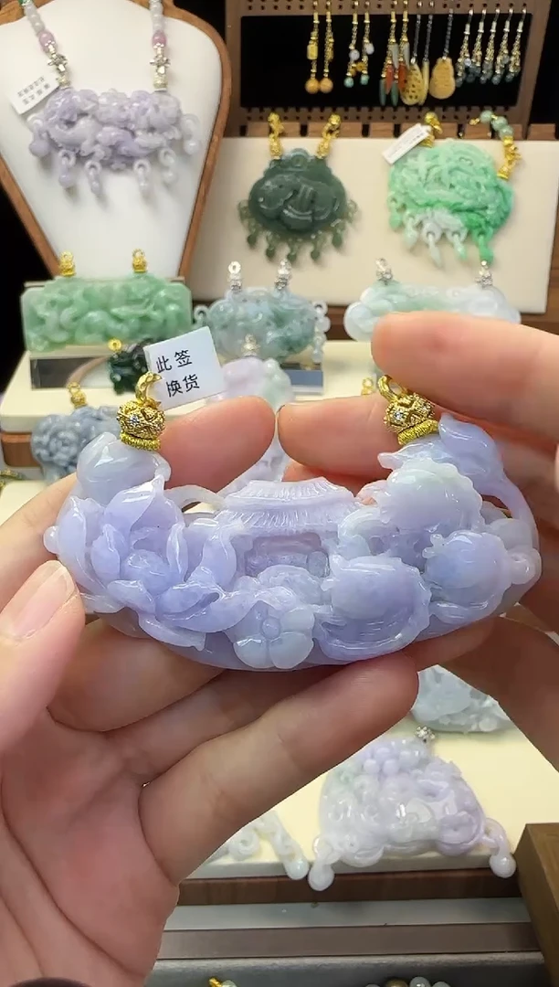 颈饰未镶嵌翡翠国风原创