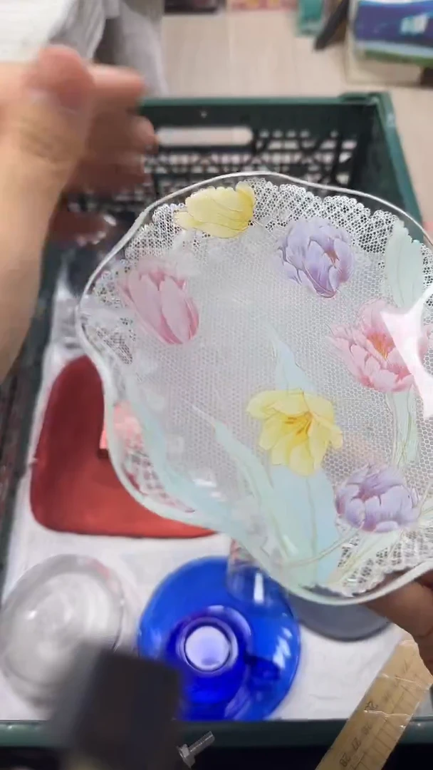 手工艺品玻璃若*月770精美产品感谢选购