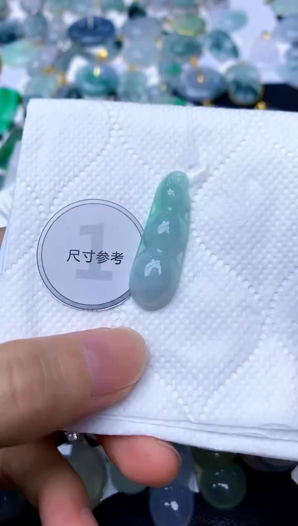 颈饰未镶嵌翡翠天然A货翡翠