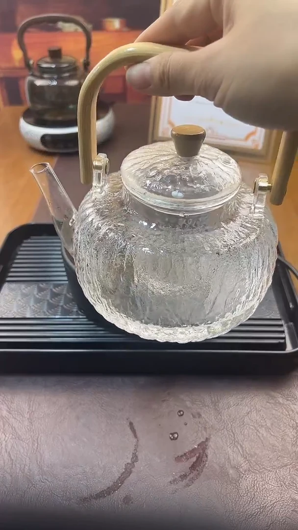 提梁壶1000毫升锤纹提梁壶