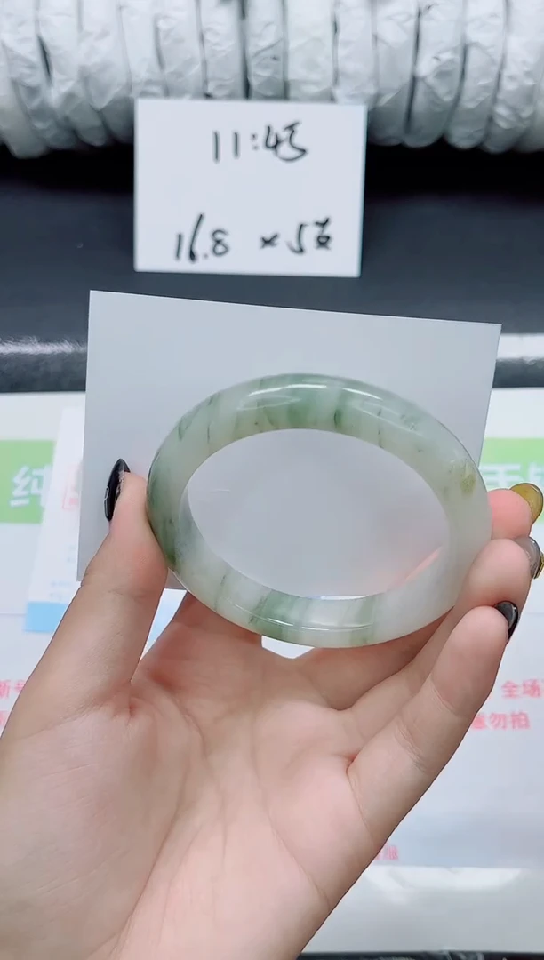 未镶嵌手镯石英质玉0166-58
