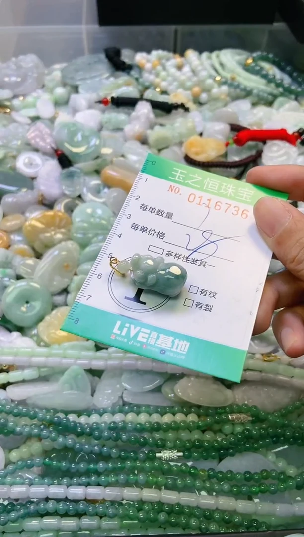 翡翠未镶嵌颈饰闪购0116736