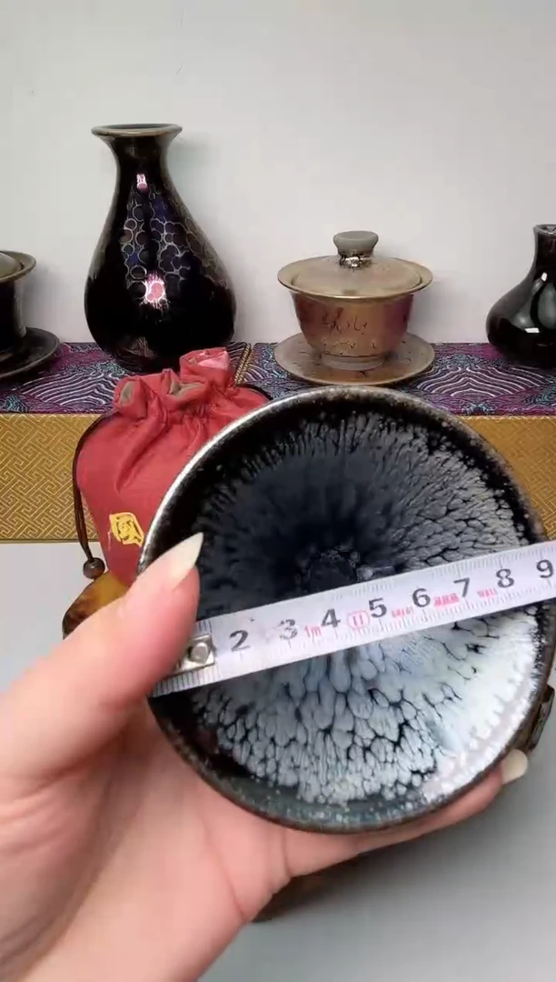 【闪购商品】茶盏春申阁福利1只微瑕斗金+盏袋