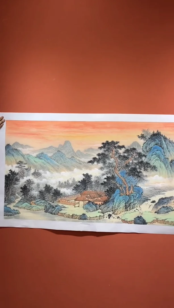 【闪购商品】国画郑乐华绘画手绘作品30-24