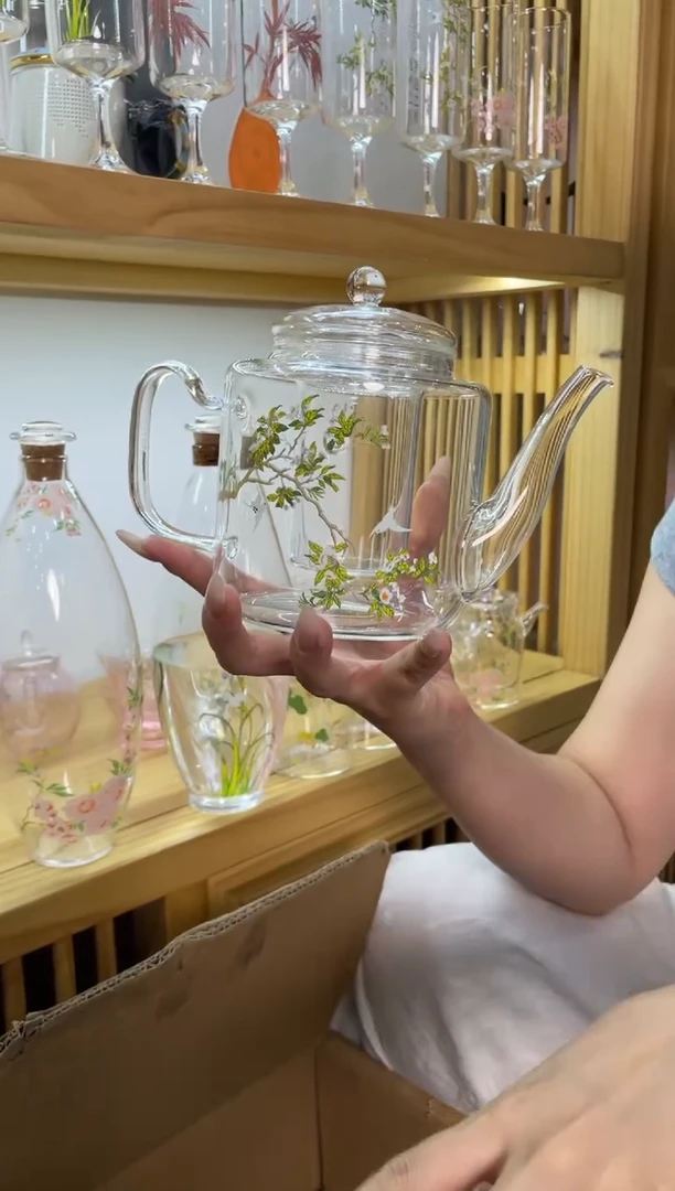 遇器梨花白燕煮茶壶啊