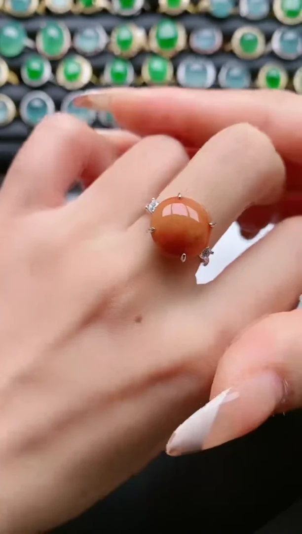 【闪购商品】翡翠戒指银S925镶嵌111111