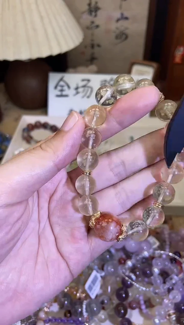 黄晶手链未镶嵌289手串