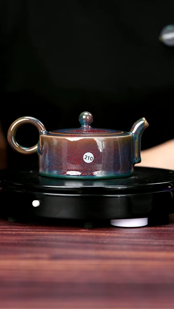 壶210#白露伟一级品原矿钧瓷周盘壶