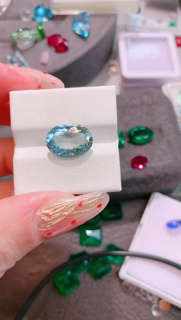 裸石海蓝宝石4.97ct