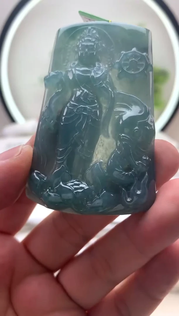 颈饰未镶嵌翡翠普贤