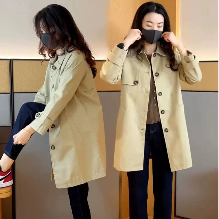 901-1000 女士四季风衣外套