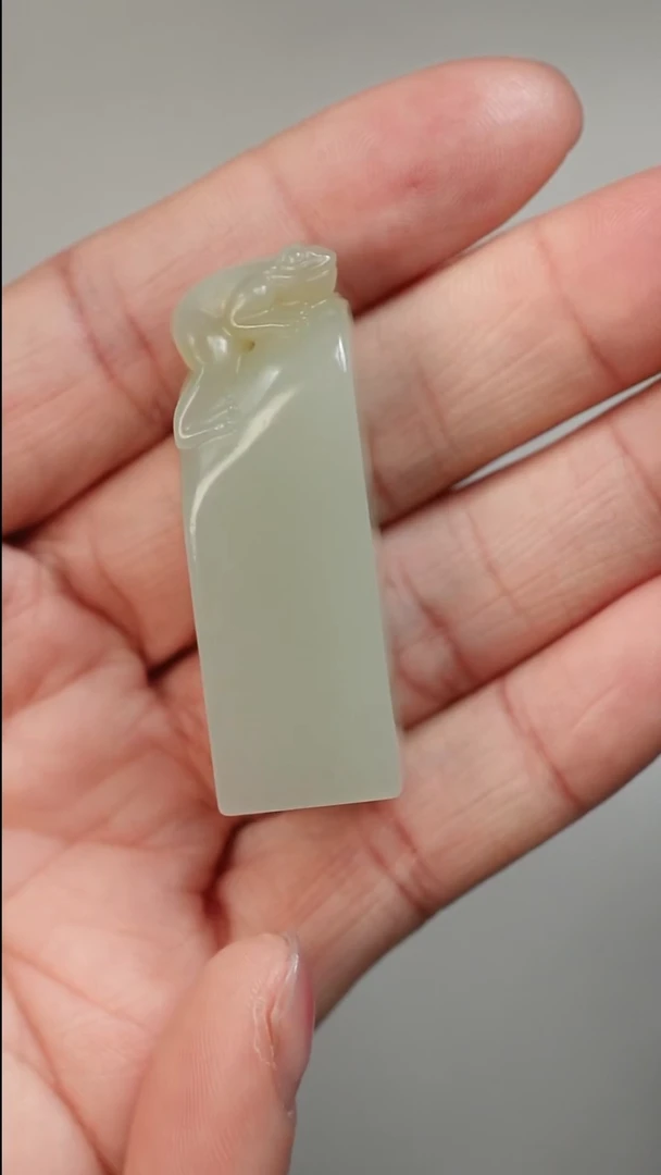 未镶嵌和田玉挂件青蛙印章