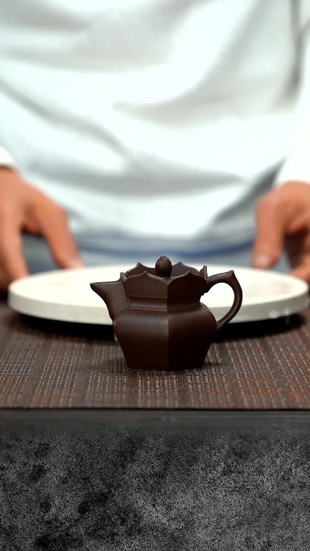【闪购商品】紫砂茶壶矮僧帽 紫砂YJJ
