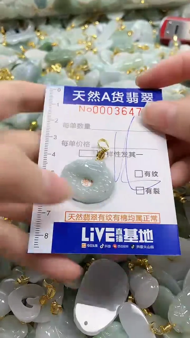 颈饰未镶嵌翡翠天然A货翡翠
