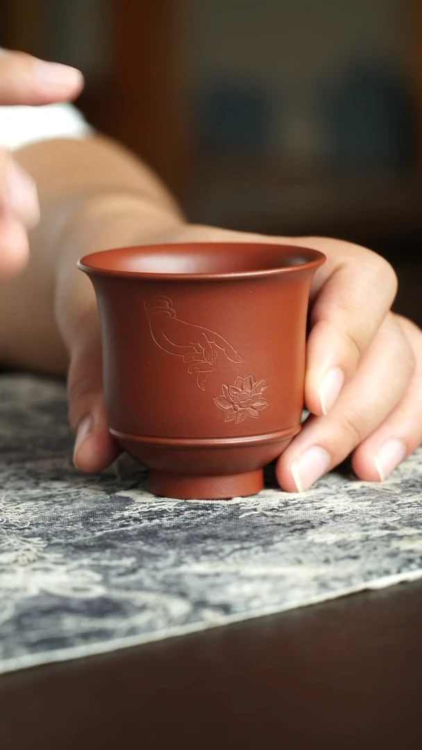 茶杯紫砂21号宜兴紫砂原矿作品