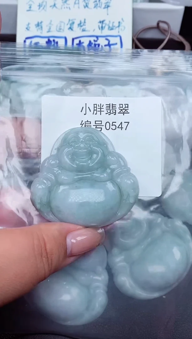 翡翠未镶嵌颈饰缅甸天然A货翡翠0547