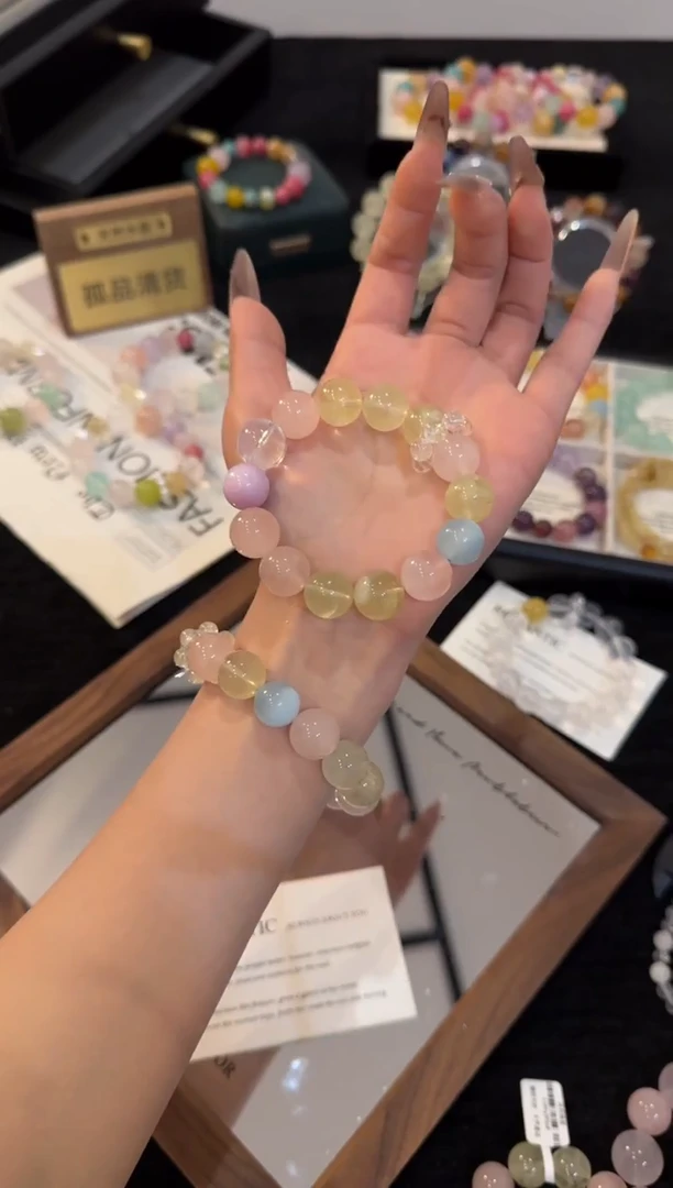 合金手链水晶多宝手链x3394