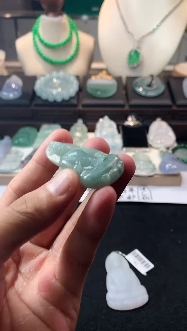 未镶嵌定制翡翠大***直  S毛货不退不换